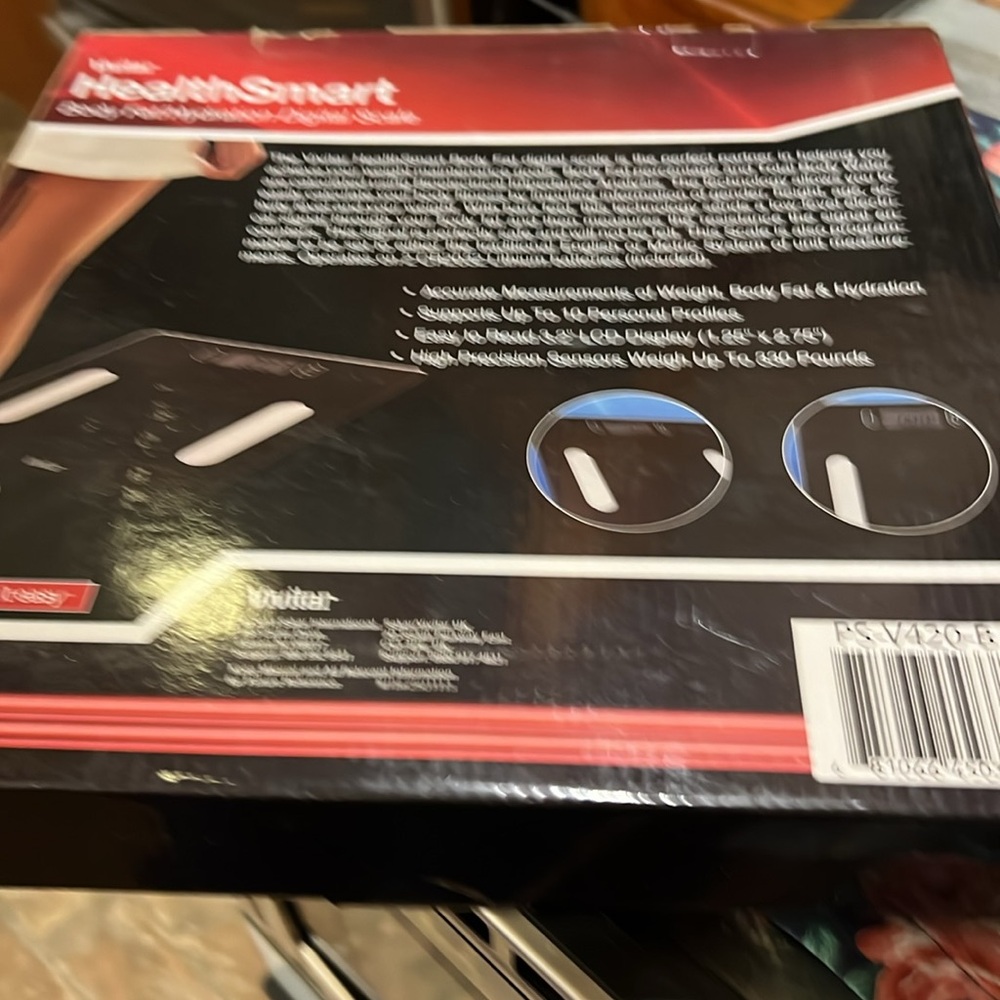 NEW HEALTH SMART BODY FAT/HYDRATION DIGITAL SCALE ! - Picture 7 of 12
